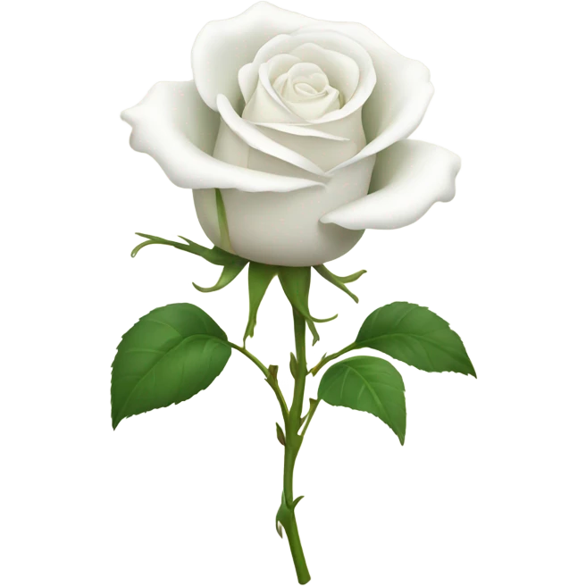White rose emoji