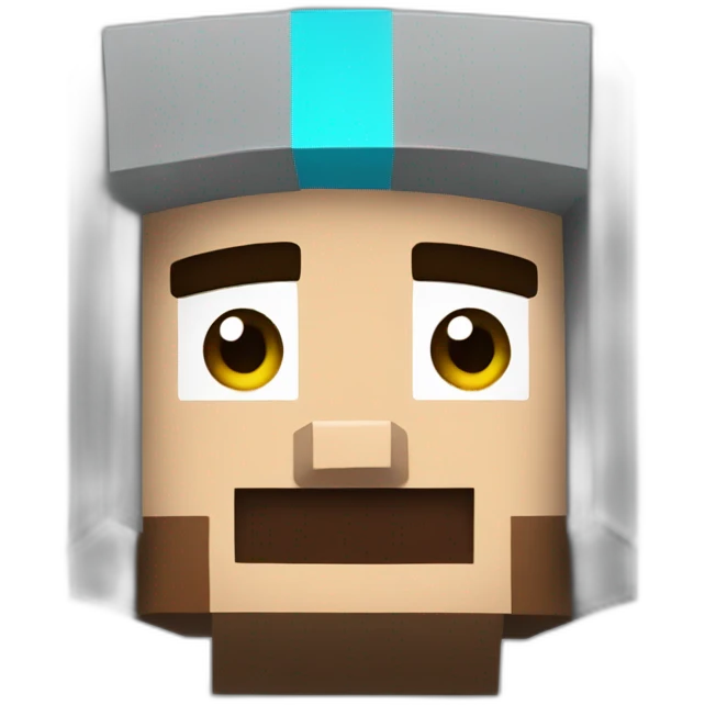 Minecraft steve emoji