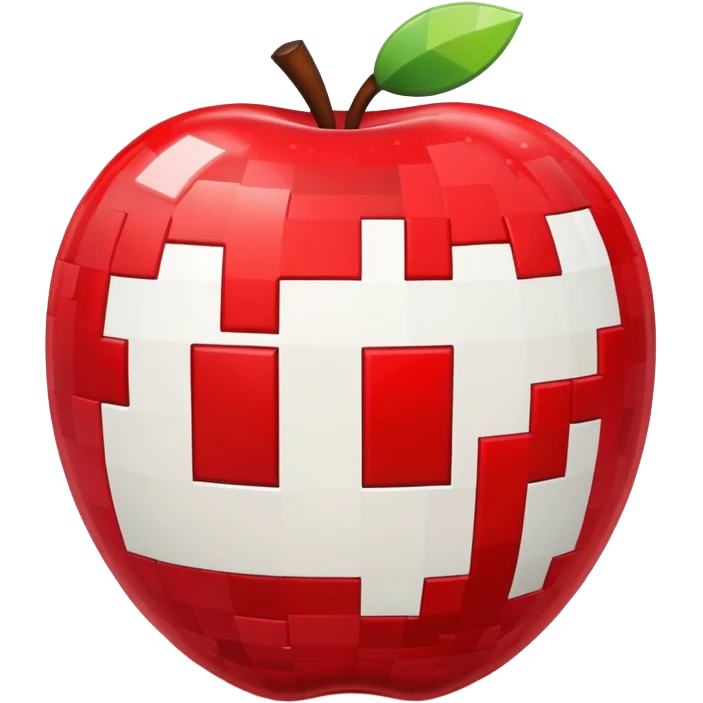 Minecraft apple emoji