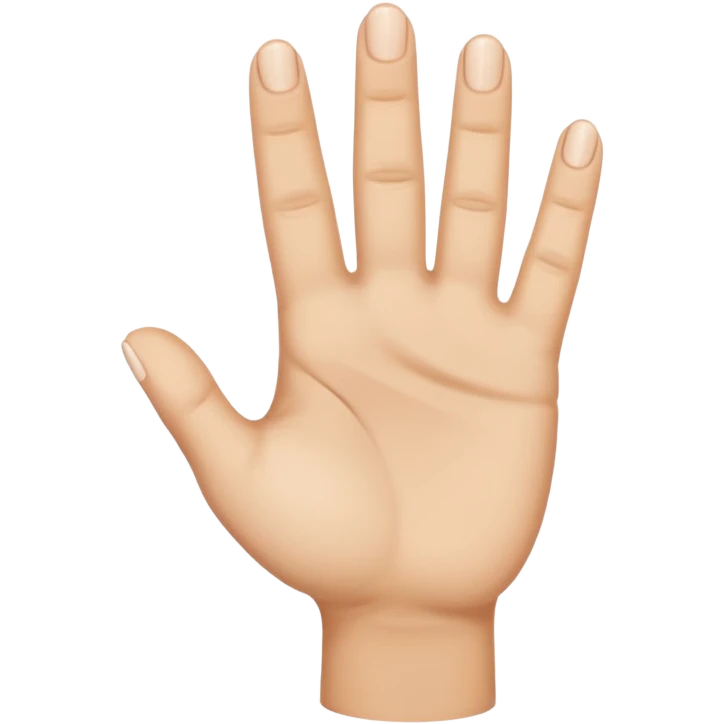 gun hand (no gun just fingers) emoji