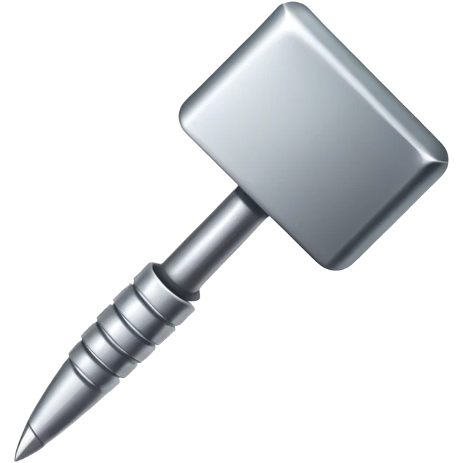 a metal nail emoji