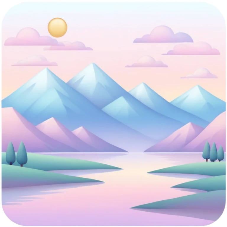 Pastel edgy scenery  emoji