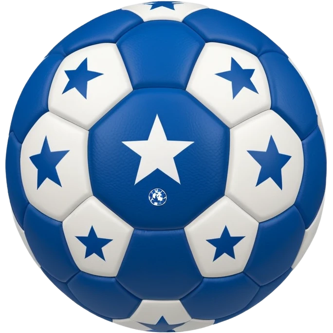 blue stars champions league soccer ball emoji