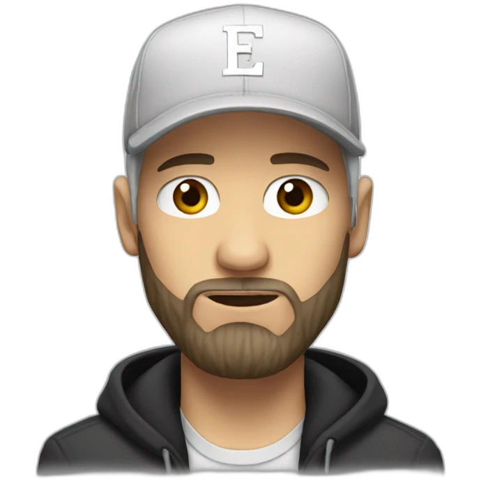 Eminem with a beard emoji