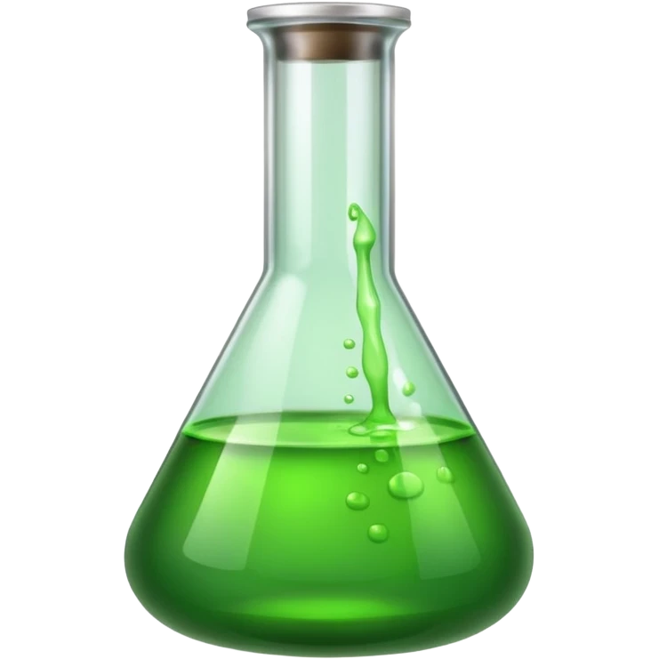 green chemical flask emoji