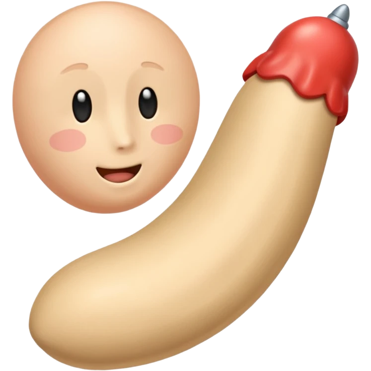 Un penis beige  emoji