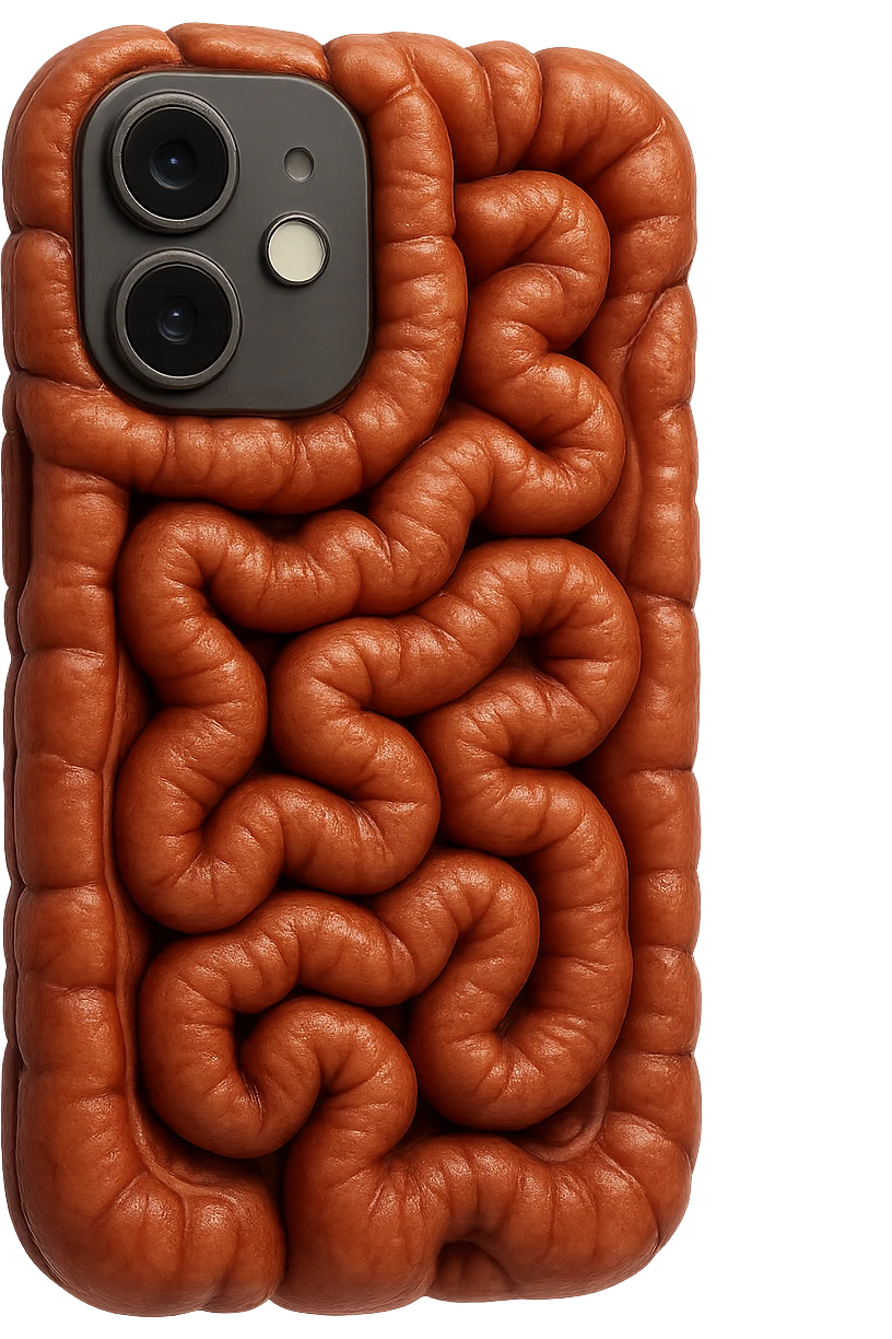 emoji 3d stile iphone con tessuto di un intestino umano anatomico 3d emoji