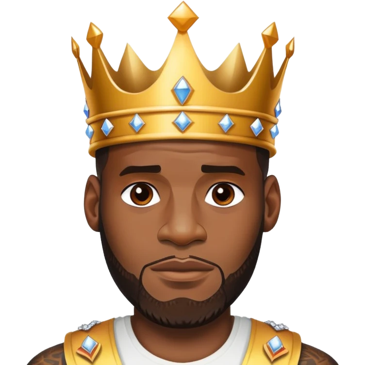 LeBron king emoji