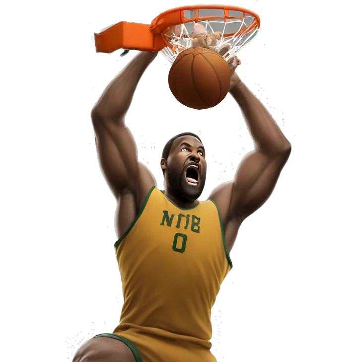 Spartan dunking on grizzly bear emoji