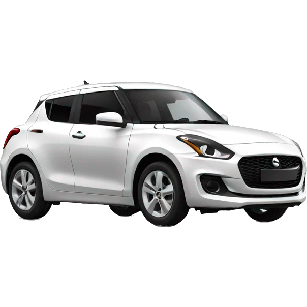 White swift car emoji