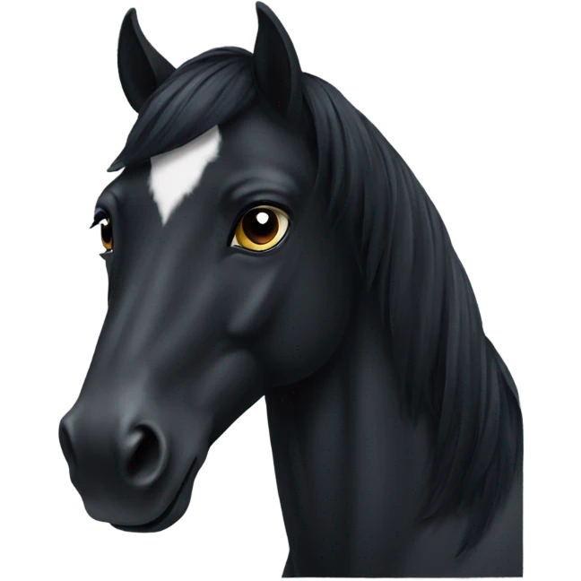 Black horse emoji