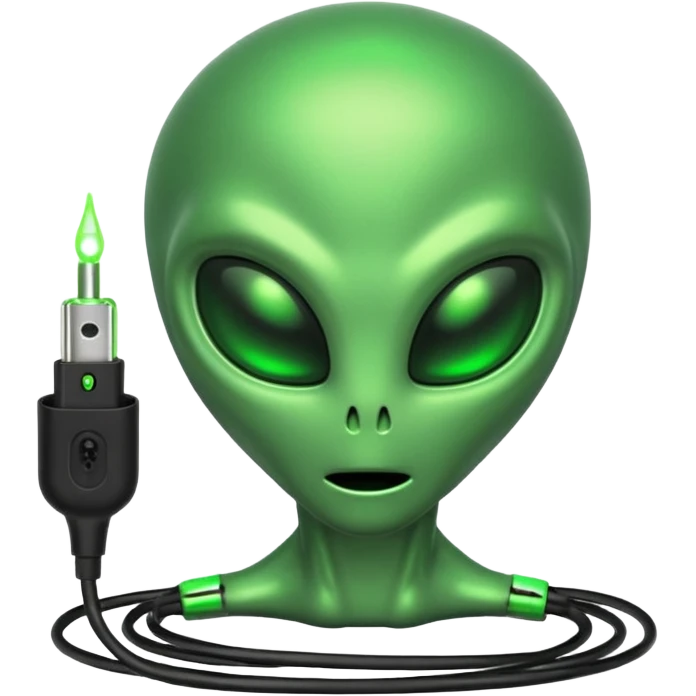 alien aux cord emoji