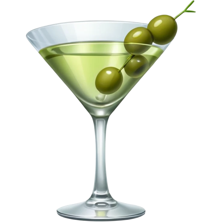 martini with olives emoji