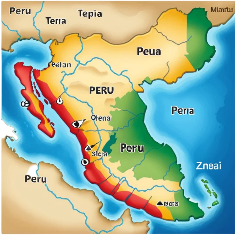 Map of Peru emoji