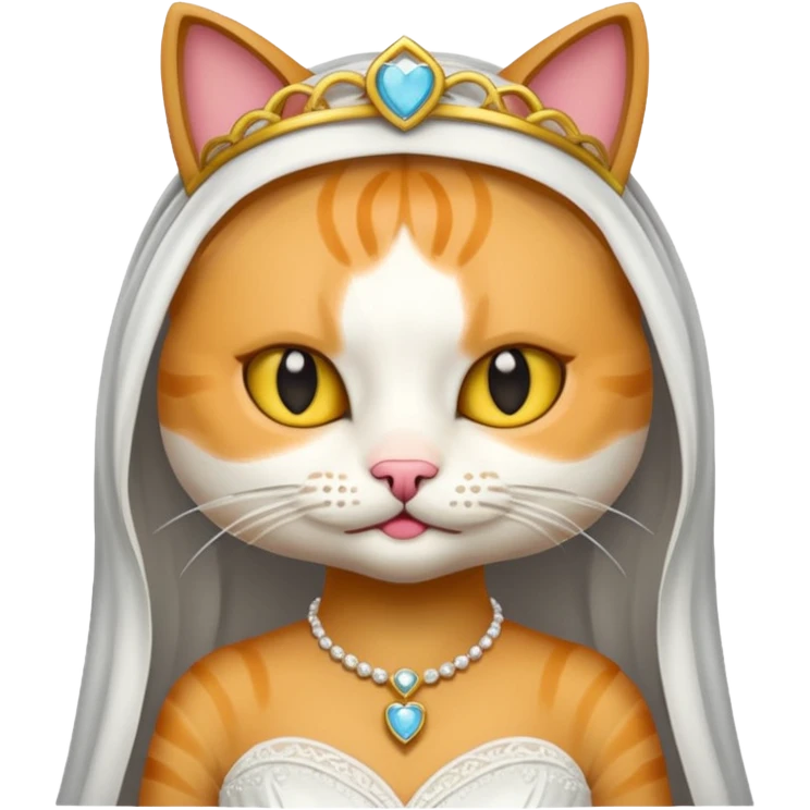 cat bride emoji