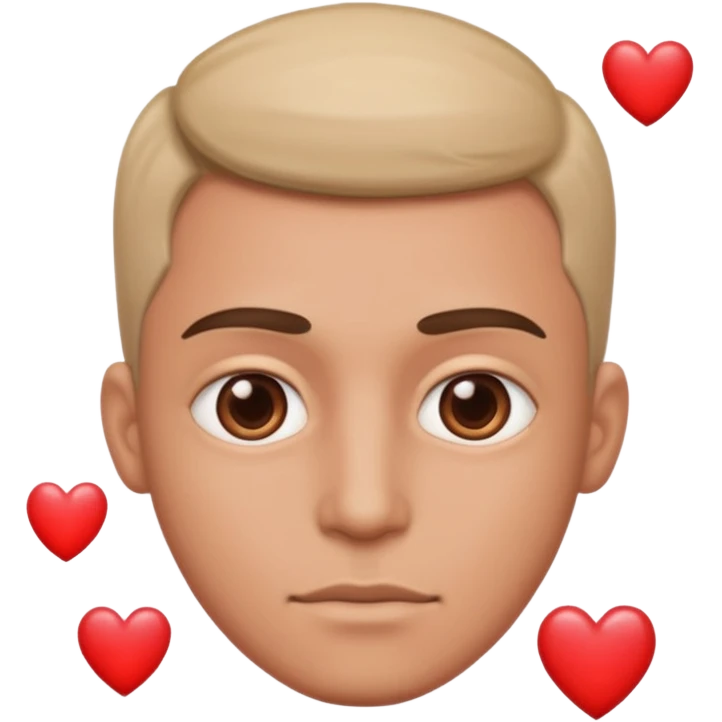 Ninja ojos de corazónes hombre emoji