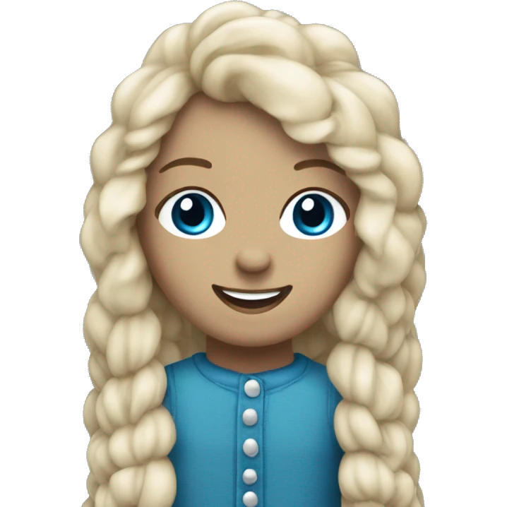 Sealpoint rag doll with dark face and blue eyes smiling emoji