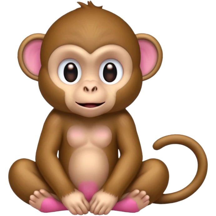 Monkey with his anus emoji