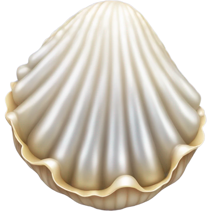 Clam shell with disco ball pearl emoji