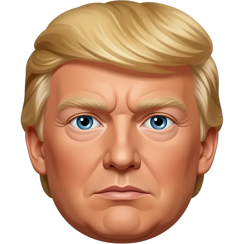 Donald trump Emoji head emoji