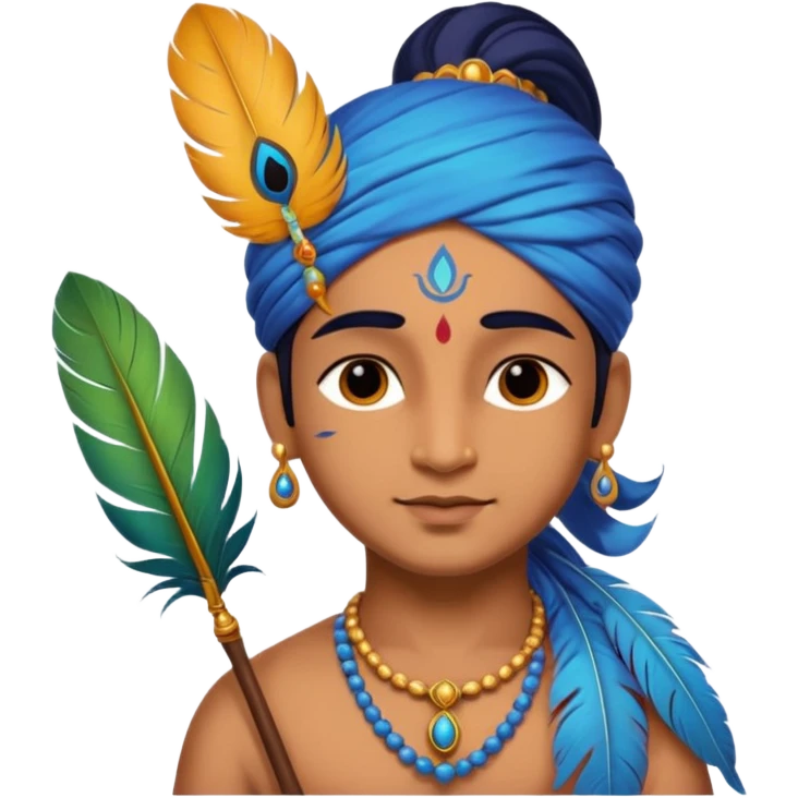 Krishna Feather emoji