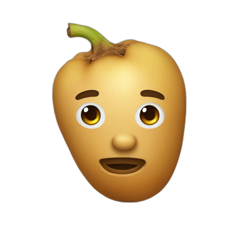 Patata con una máquina de tatuar emoji