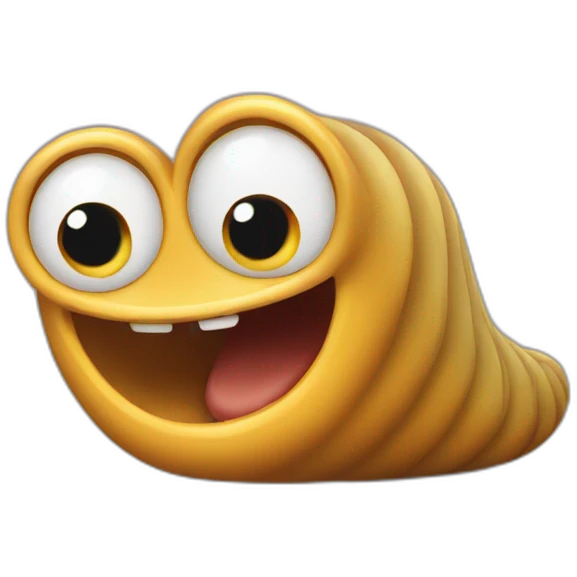 slug going crazy emoji