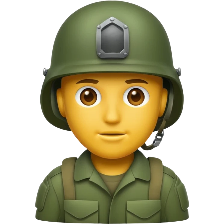 army soldier helmet REMOVE STAR emoji