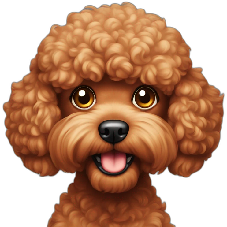 angry red toy-poodle face emoji