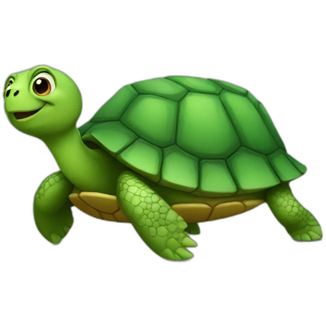 turtle-happy emoji