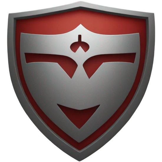 A red moderator shield emoji