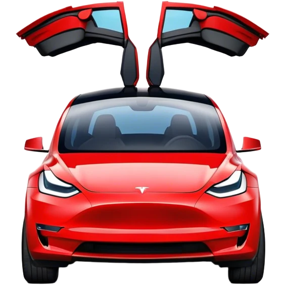 tesla model y emoji