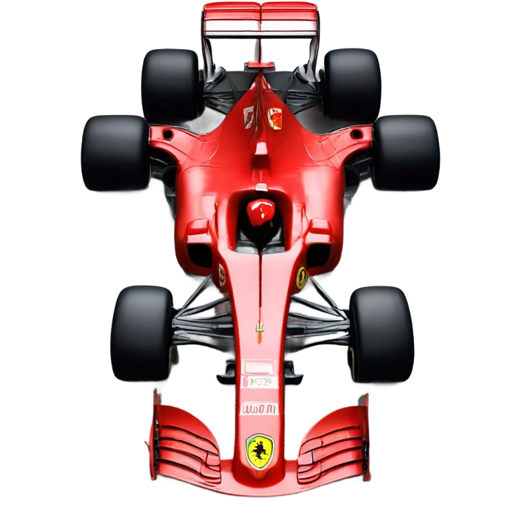 Make a Ferrari f1 car emoji
