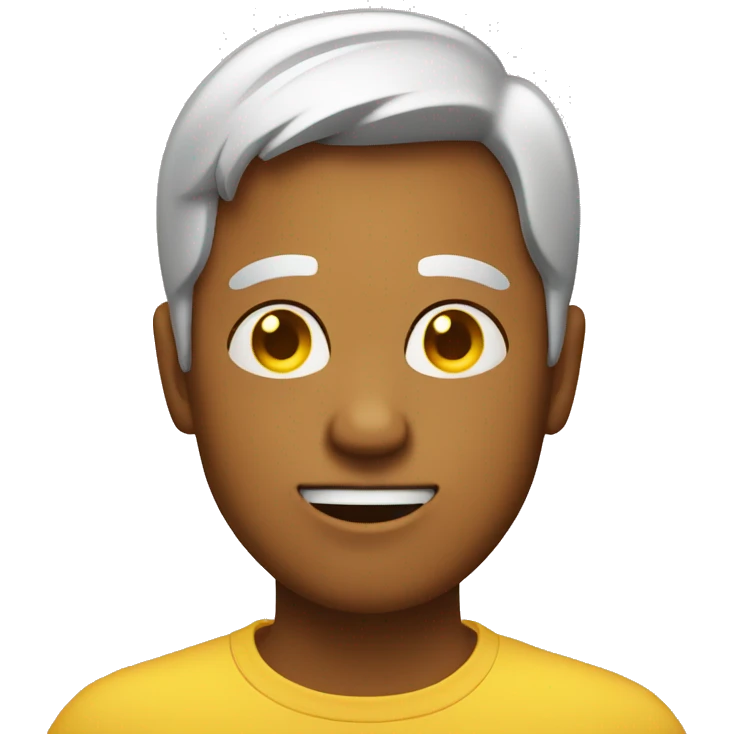yellow emoji blushing with eyes closed emoji