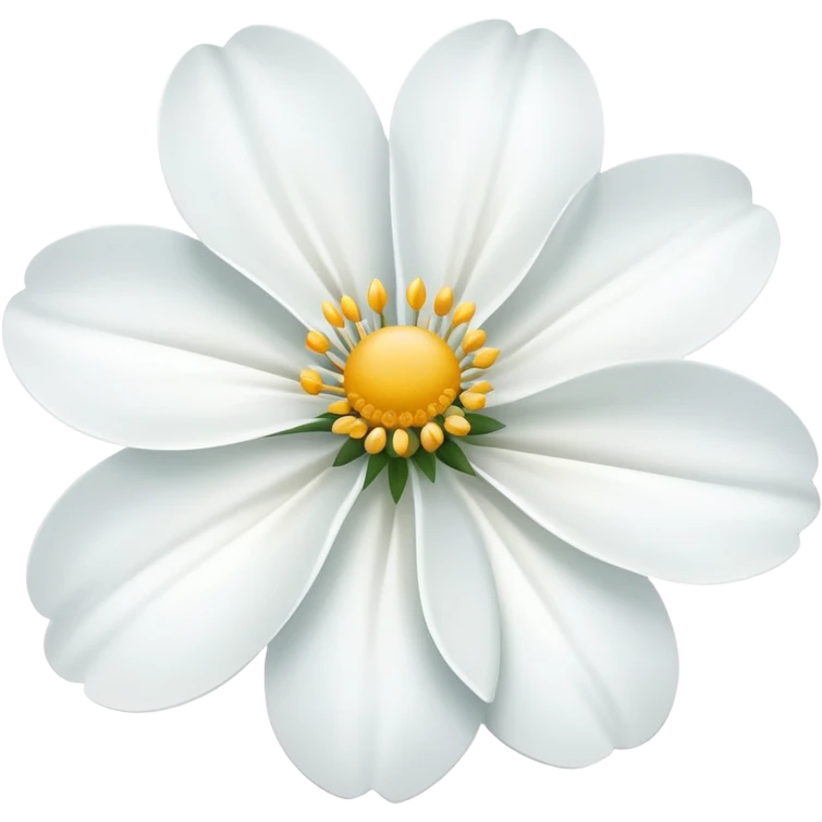 white flower emoji