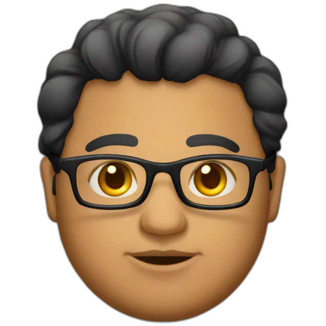 chubby-indian-black-framed-glasses-it-guy emoji