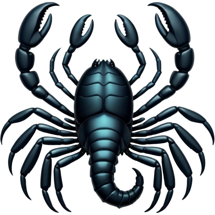 Black coloured scorpio emoji,so that I could copy and paste on my bio emoji