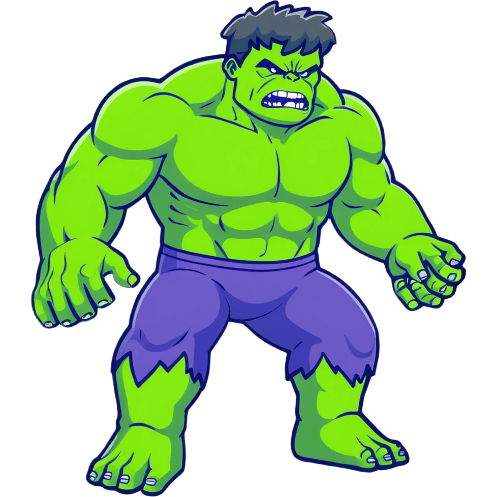 World Breaker Hulk, extremely powerful glowing green Hulk with energy radiating from his body emoji