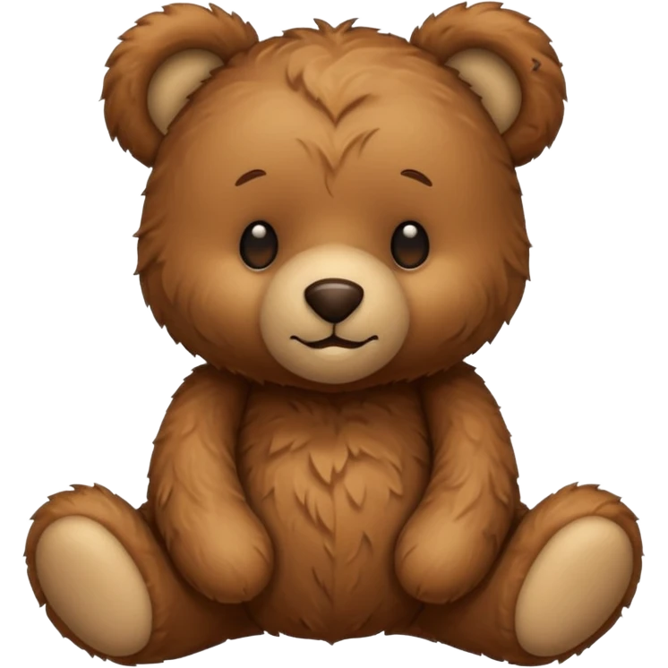 teddy bear brown emoji