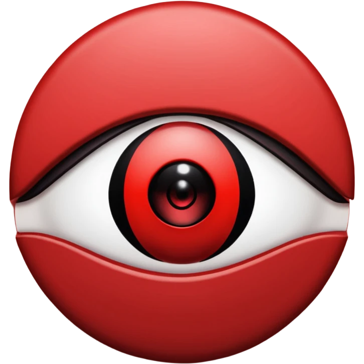 Only the Itachi Uchiha Mangekyo sharingan eye  emoji