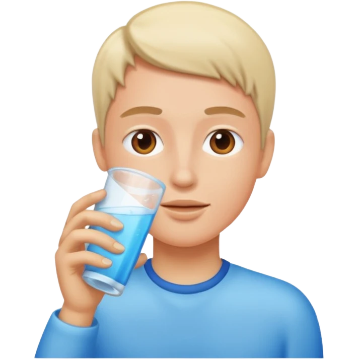 drinking fluids emoji