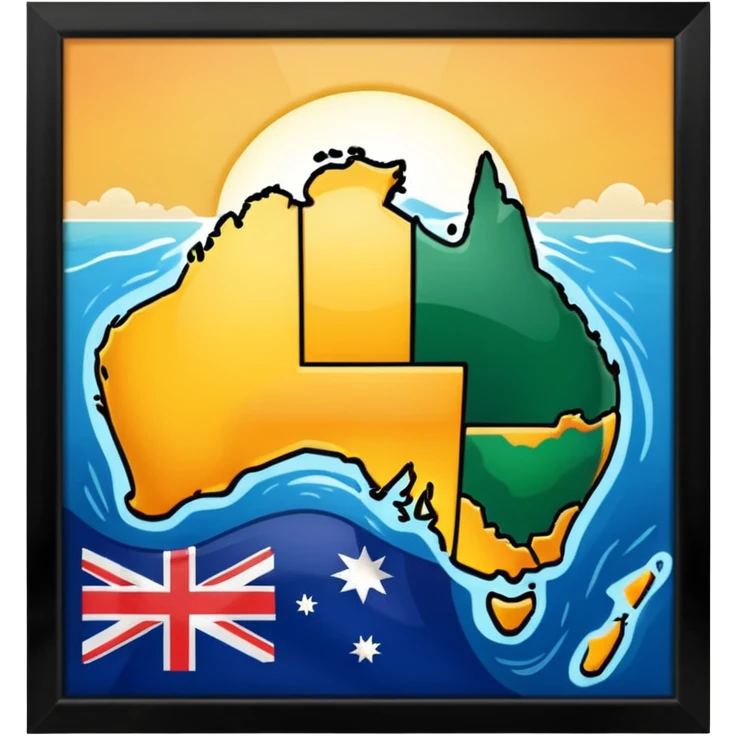 A picture of australia emoji