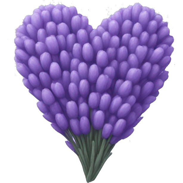 Lavender Heart emoji