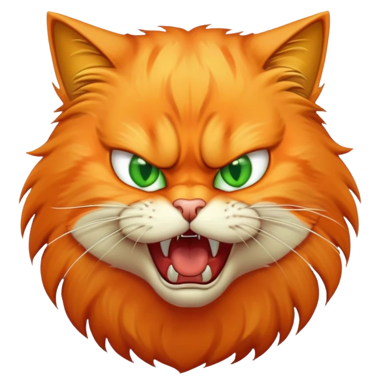 Angry cat emoji