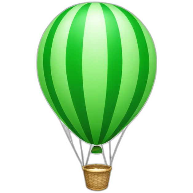Ballon vert emoji