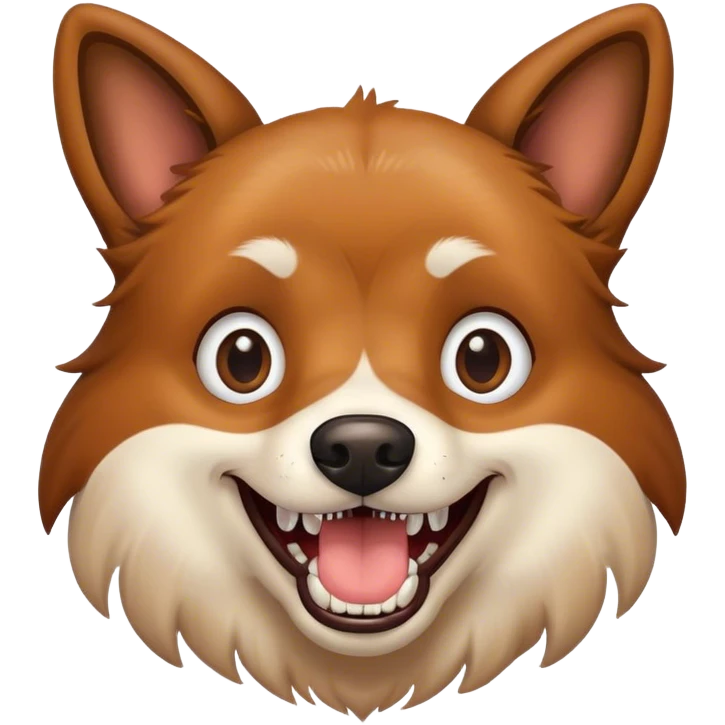 Dog with buck teeth emoji