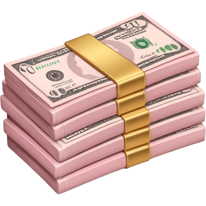 Light Pale Pink money management emoji