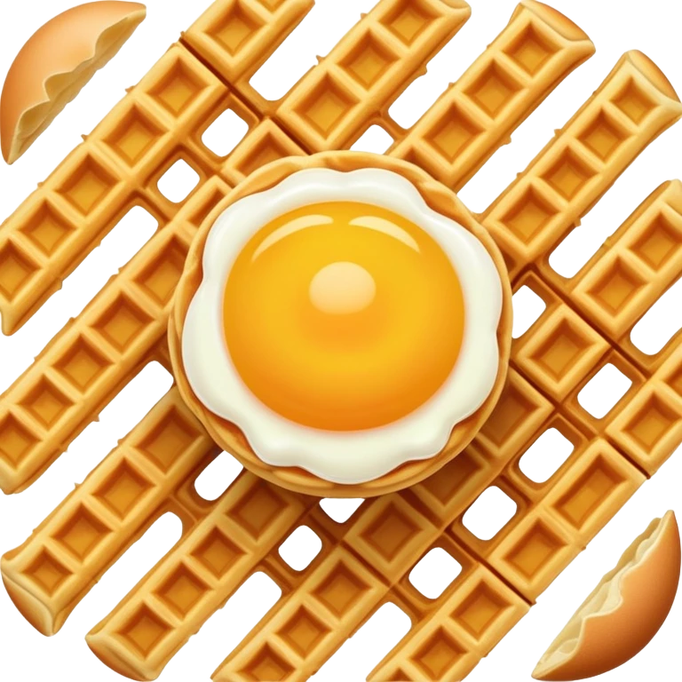 Hong-kong-style Egg puff waffle emoji