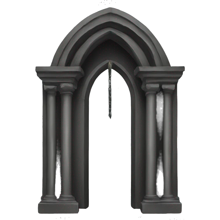 death veil Gothic arch  emoji
