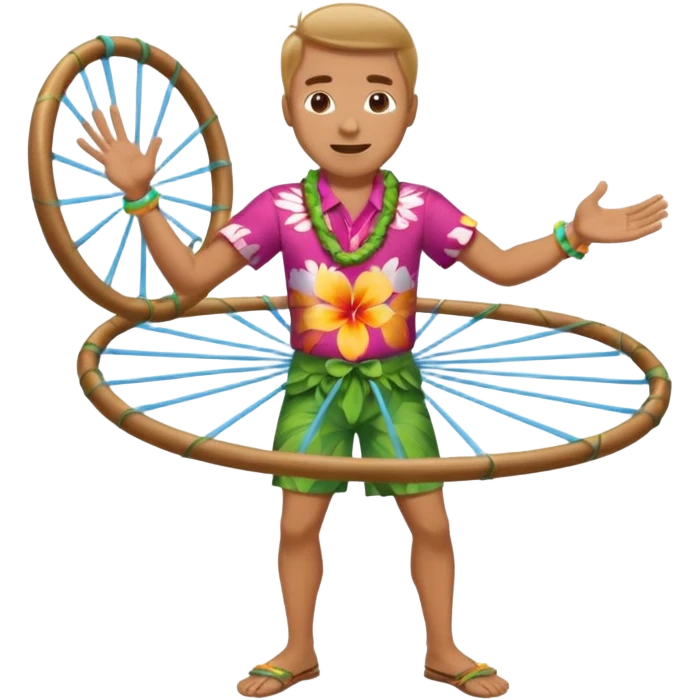 man Hula hoopin emoji